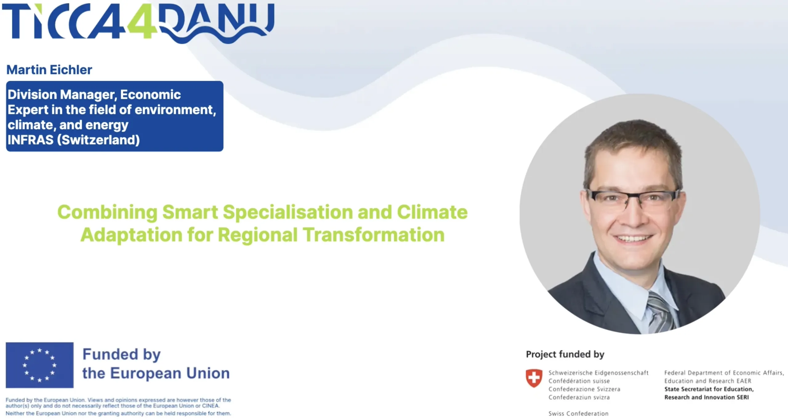 Martin Eichler on how smart specialisation can strengthen climate adaptation in Europe’s regions