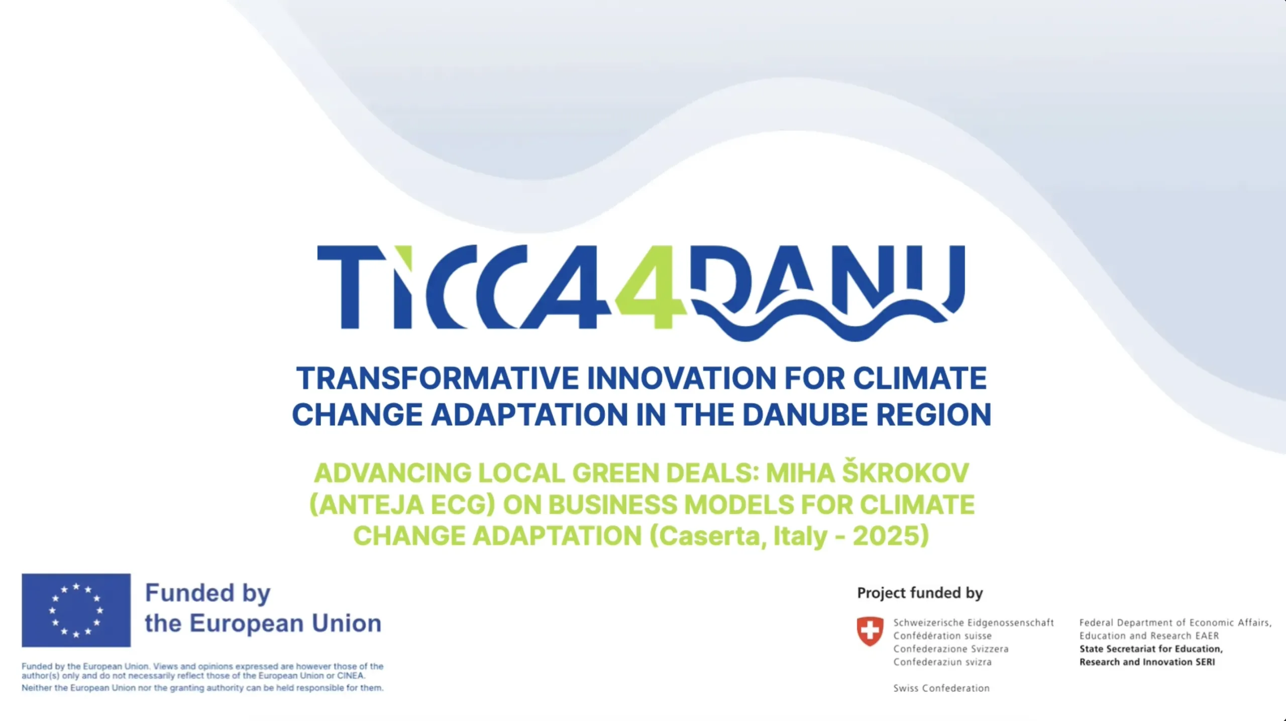 Miha Škrokov on Business Models for Climate Adaptation and Local Green Deals